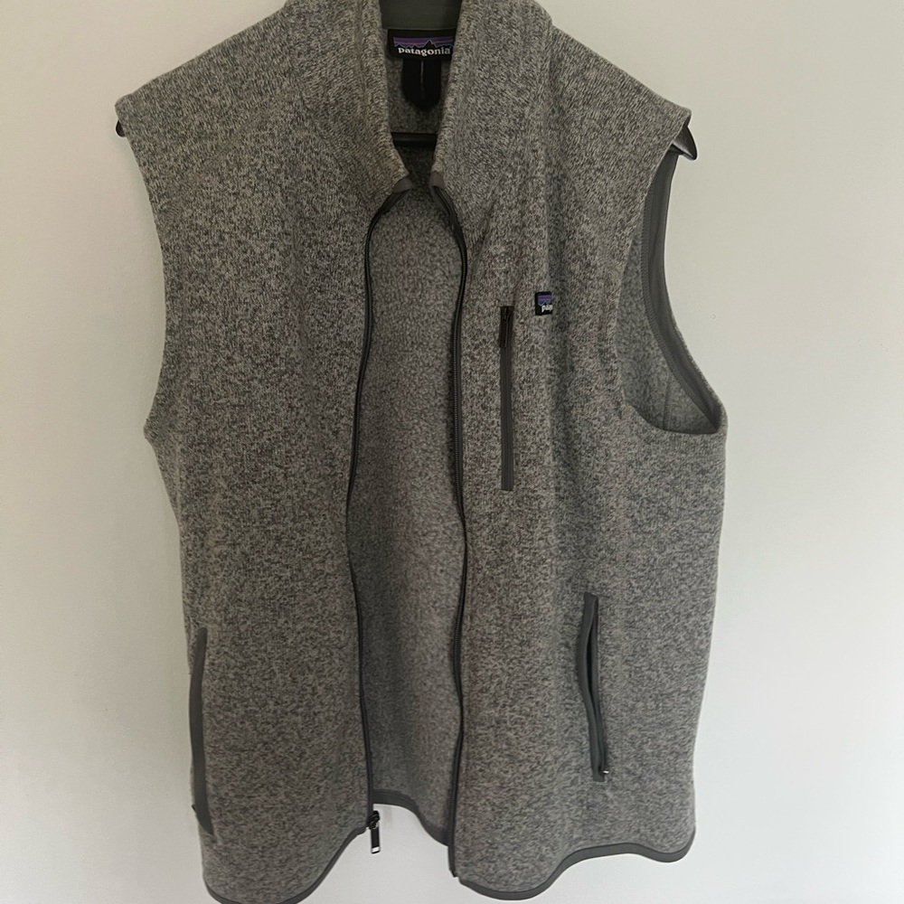 Patagonia Gray Fleece Vest